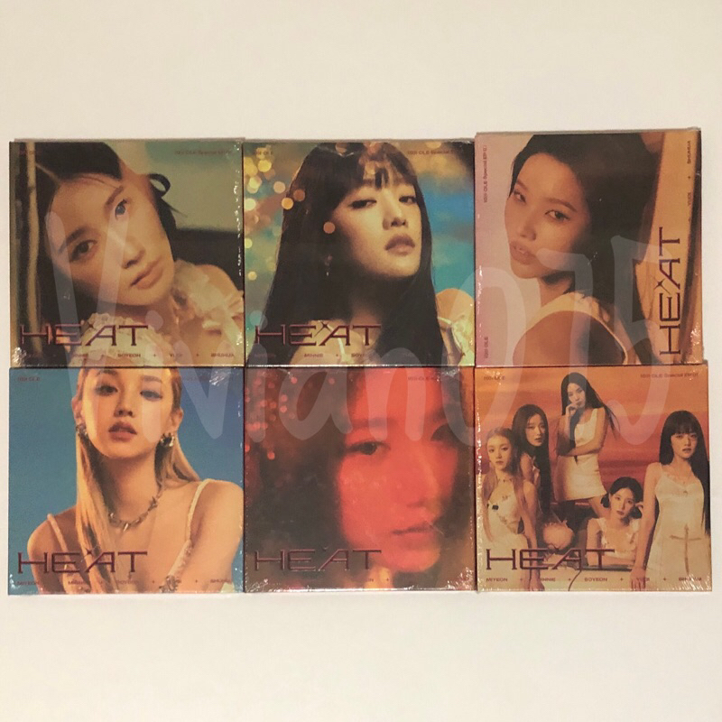 G I Dle 空專 Digipak【heat】薇娟 Minnie 小娟 雨琦 舒華 蝦皮購物