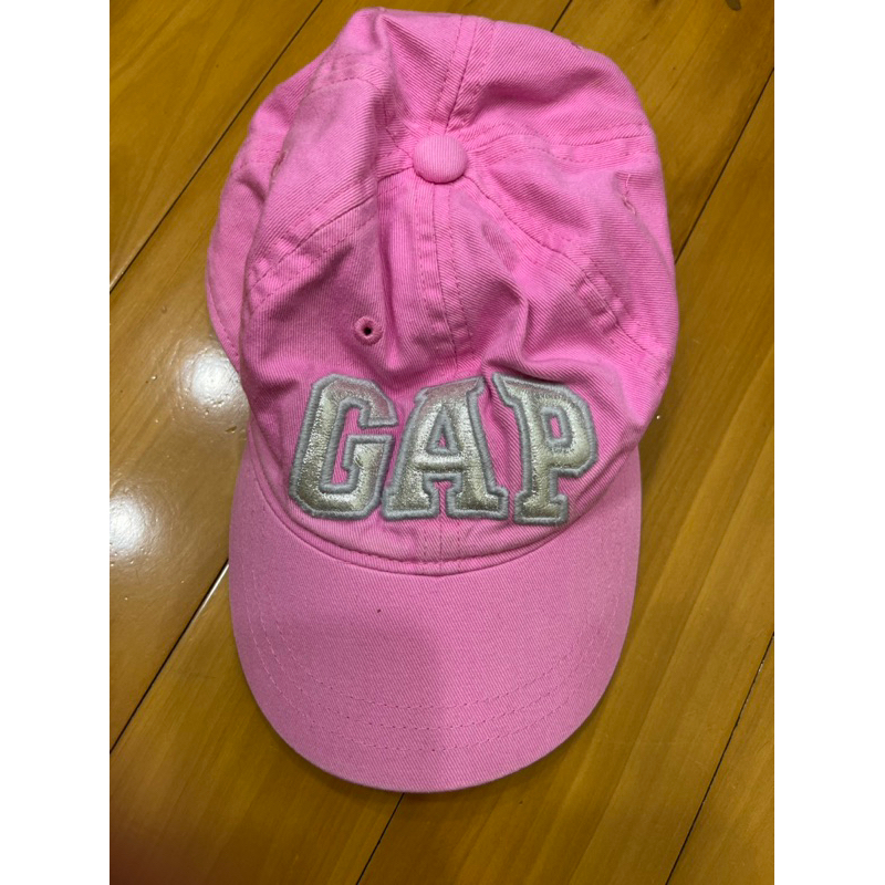 GAP KIDS女童 中大童 兒童 粉紅色經典Logo帽 頭圍52-55 cm 6-9歲