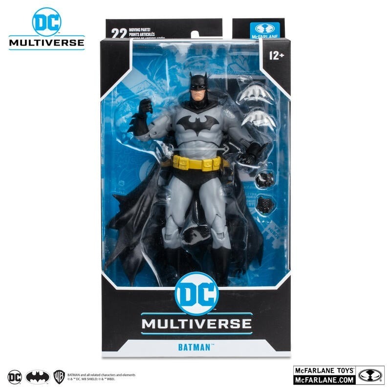 全新現貨 麥法蘭 DC Multiverse 7吋 蝙蝠俠 HUSH 緘默 Batman 黑灰色 可動完成品 | 蝦皮購物