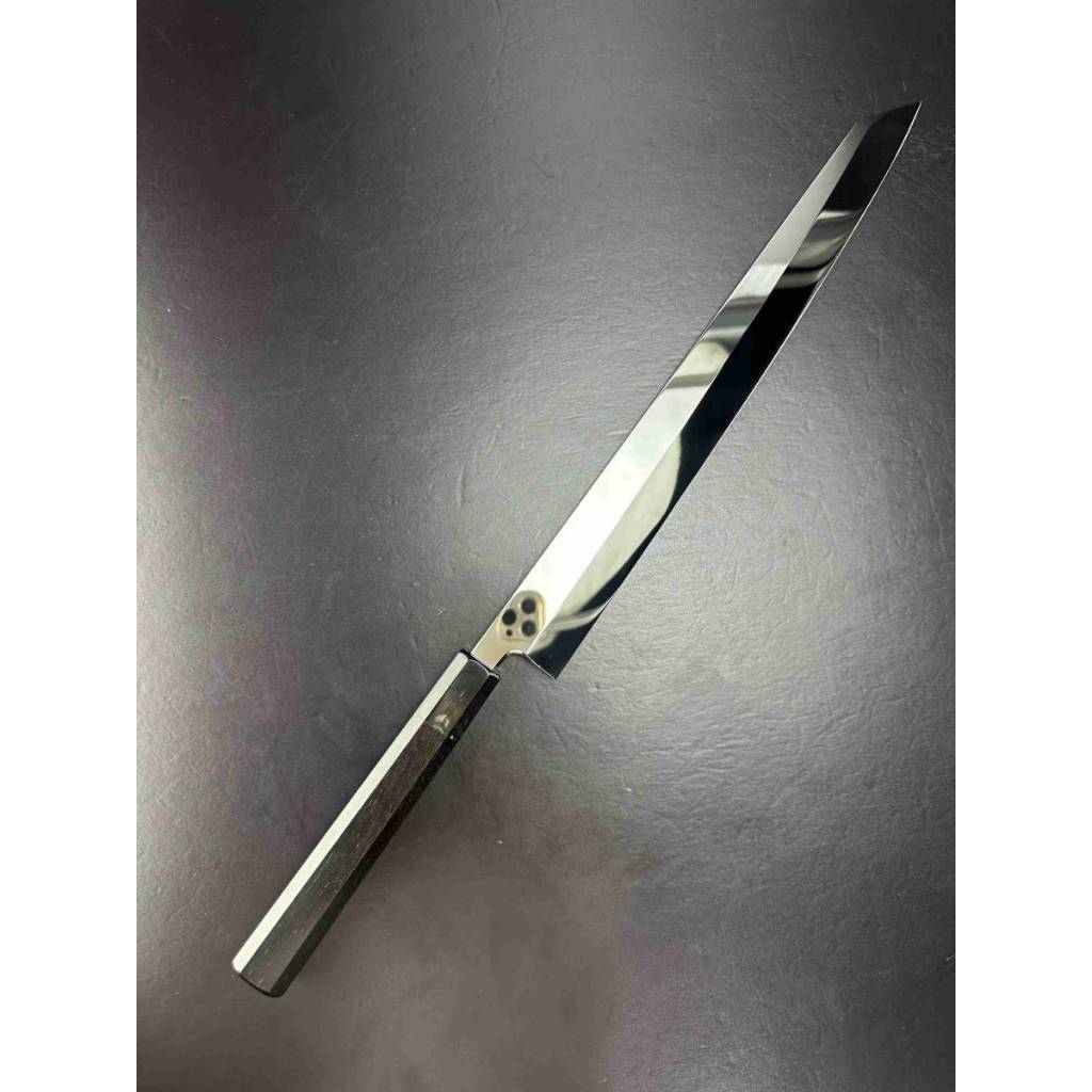 黒檀＋スタビライズドウッド柄 VG10号 牛刀 24cm 黒檀＋スタビライズドウッド柄 VG10号 牛刀 24cm