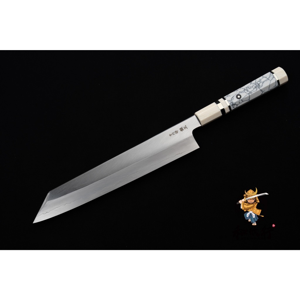 和欣行」現貨、初心中川作銀三鋼本霞劍型牛刀240mm、270mm 系列(多種刀