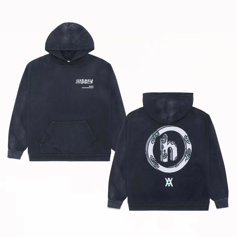 LIT-select〗Hidden NY x Daniel Arsham Eroded h Logo 帽T | 蝦皮購物