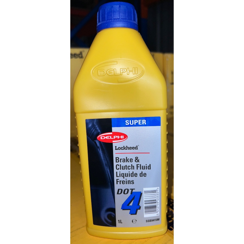 【美機油】 DELPHI LOCKHEED ESP DOT 4 煞車油 AP卡鉗指定用油 1L 即期出清 | 蝦皮購物