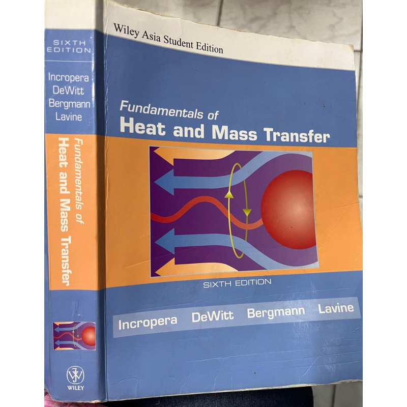 Fundamentals of Heat and Mass Transfer 熱傳學 9780471794714 | 蝦皮購物
