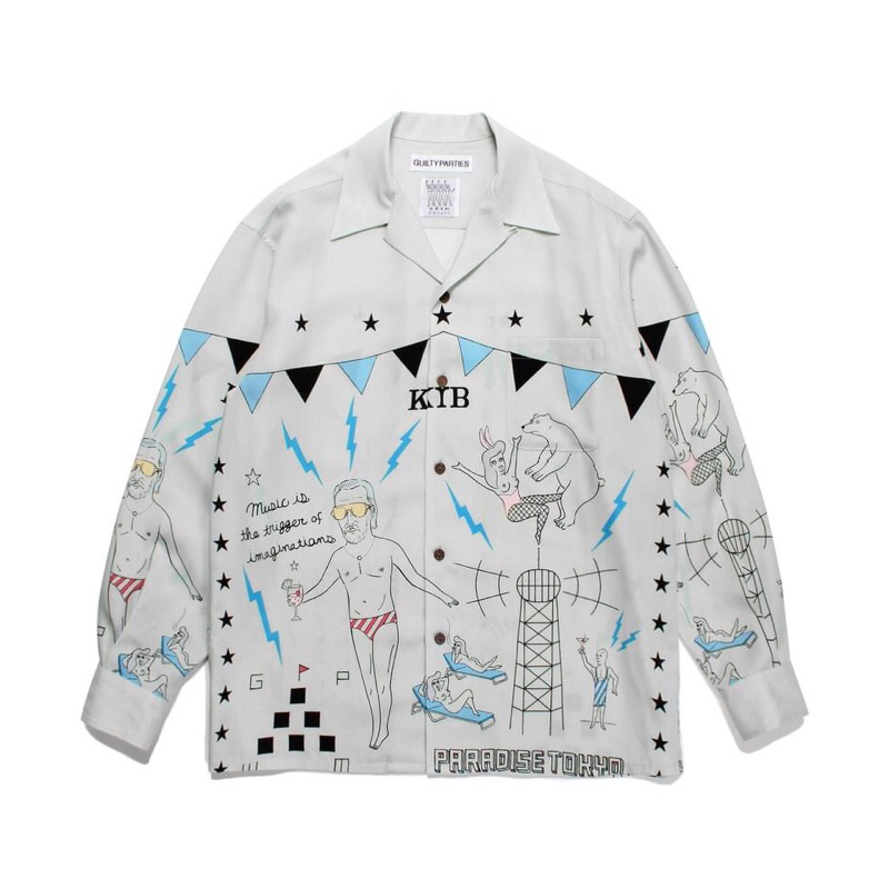 トップス 25aw WACKO MARIA HAWAIIAN SHIRT L/S TIGHT / HAWAIIAN