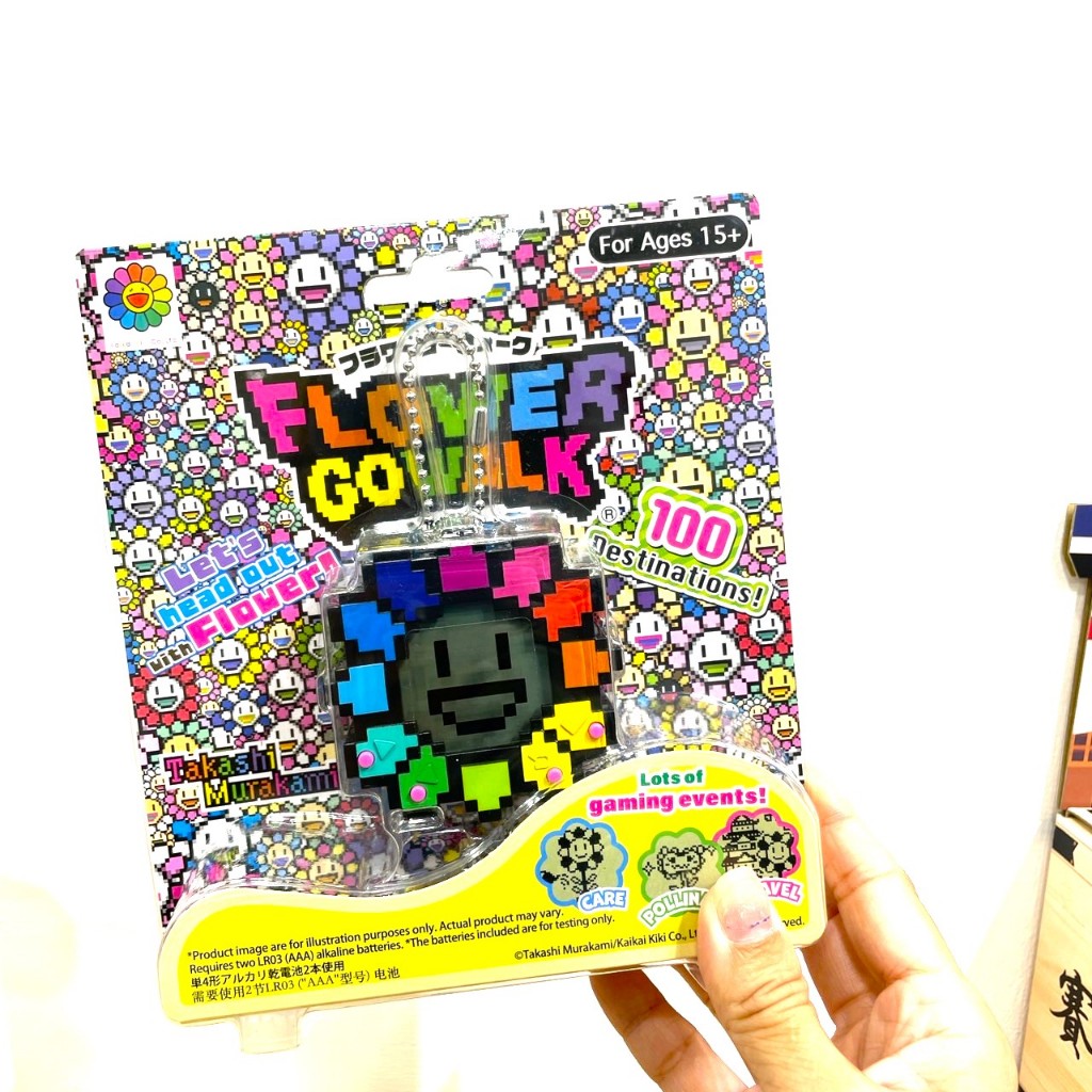 2個セット FLOWER GO WALK 村上隆 ゲーム機 クリア 透明 - 携帯用 