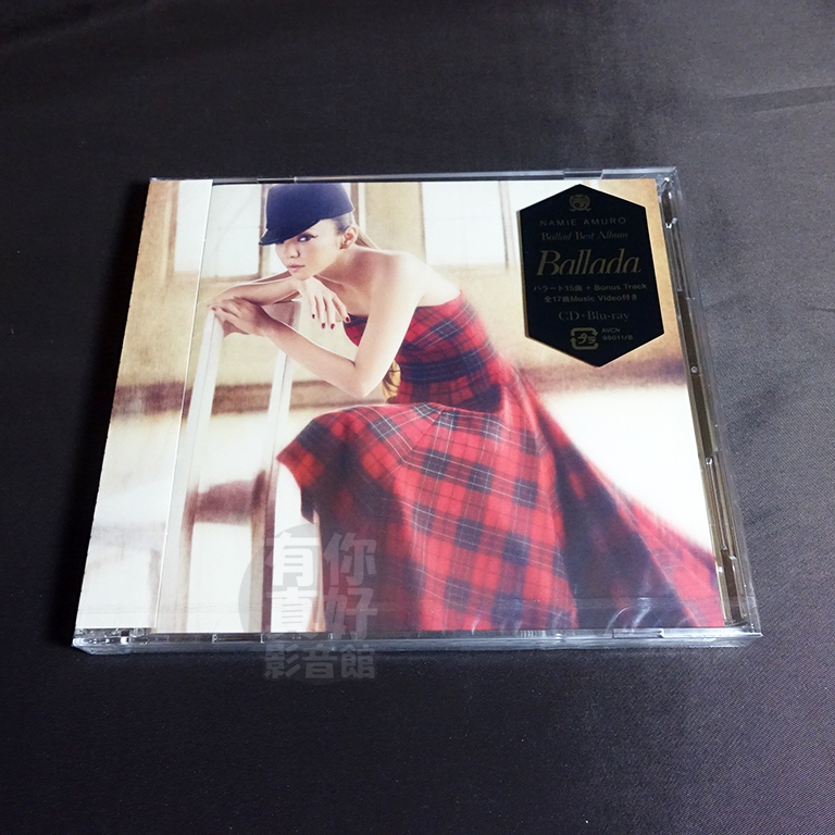 代購) 全新日本進口《Ballada》CD+BD 藍光[日版] 安室奈美惠音樂專輯