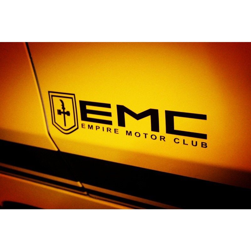 帝國機動俱樂部 E-M-C 3.0 Sticker 車貼 EMC 盾牌 Shield Logo 限量版 防水貼紙 | 蝦皮購物