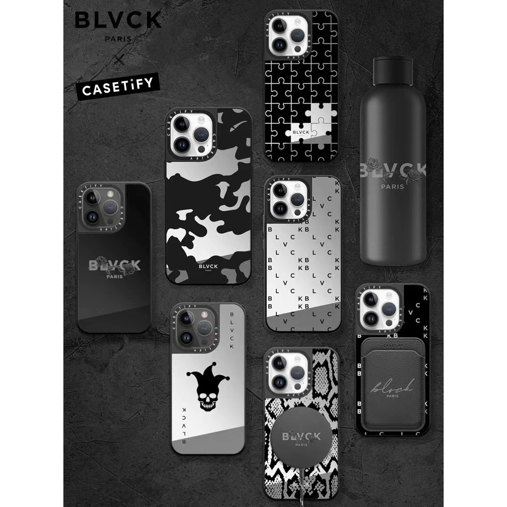 CASETiFY×BLVCK PARIS ミラー/インパクト iPhoneケース 4種 