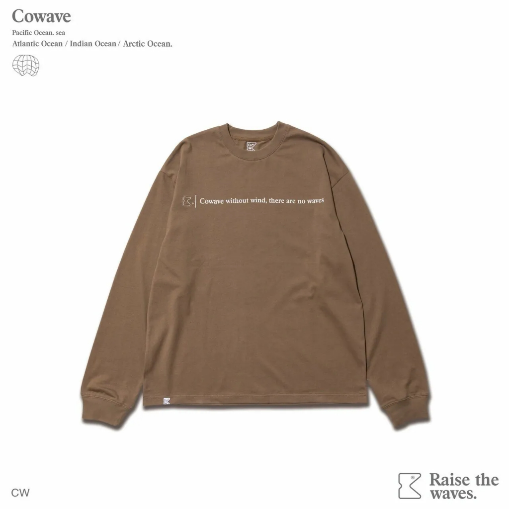 COWAVE 2025 Fall & Winter Wash Slogan Sweatshirt