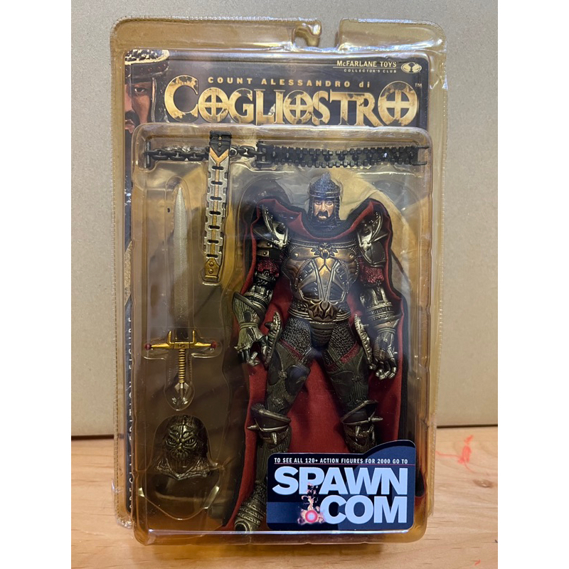 麥法蘭 Spawn Cogliostro 紅披風異色版 古董文物 泡殼發黃 破損 | 蝦皮購物