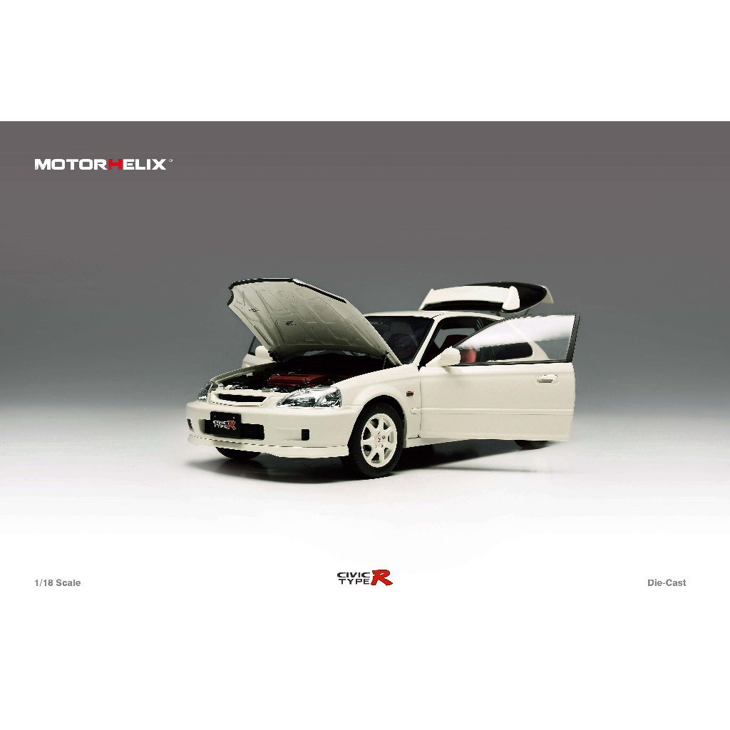 Modellino Auto 1/18 Motorhelix Honda Civic Type R (EK9) Serie B - Edizione Limitata M90110