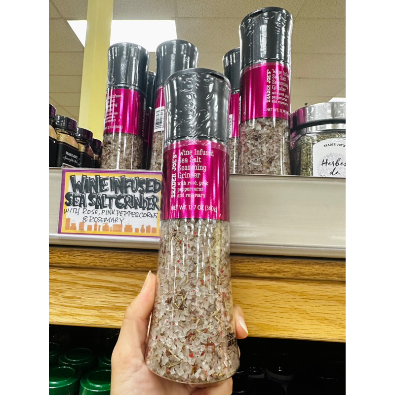 Wine Infused Sea Salt Grinder