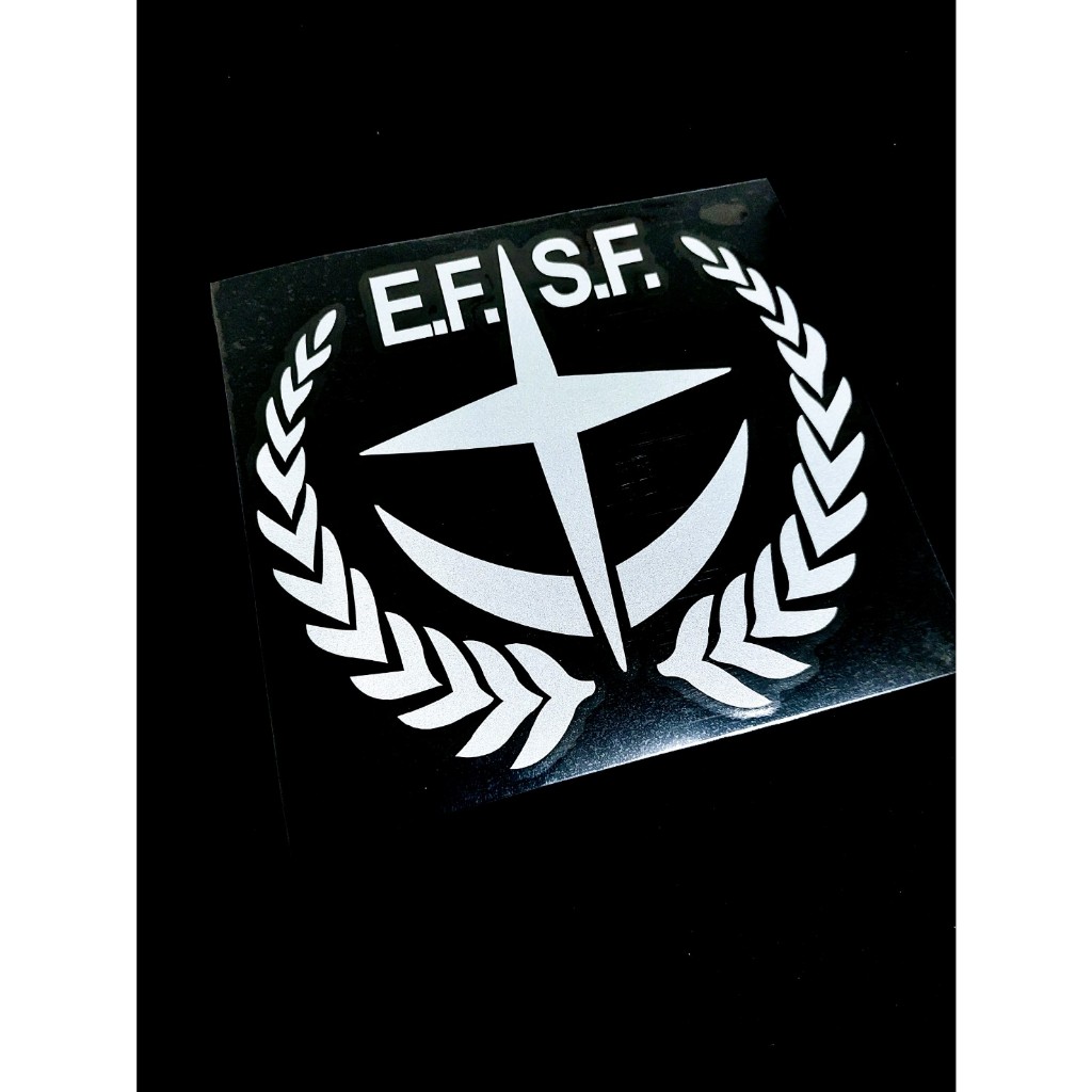現貨【反光貼 AE 地球聯邦 EFSF】組織 鋼彈 車貼 車身 反光貼紙 機車 汽車 電腦 筆電 手機 模型 3C | 蝦皮購物