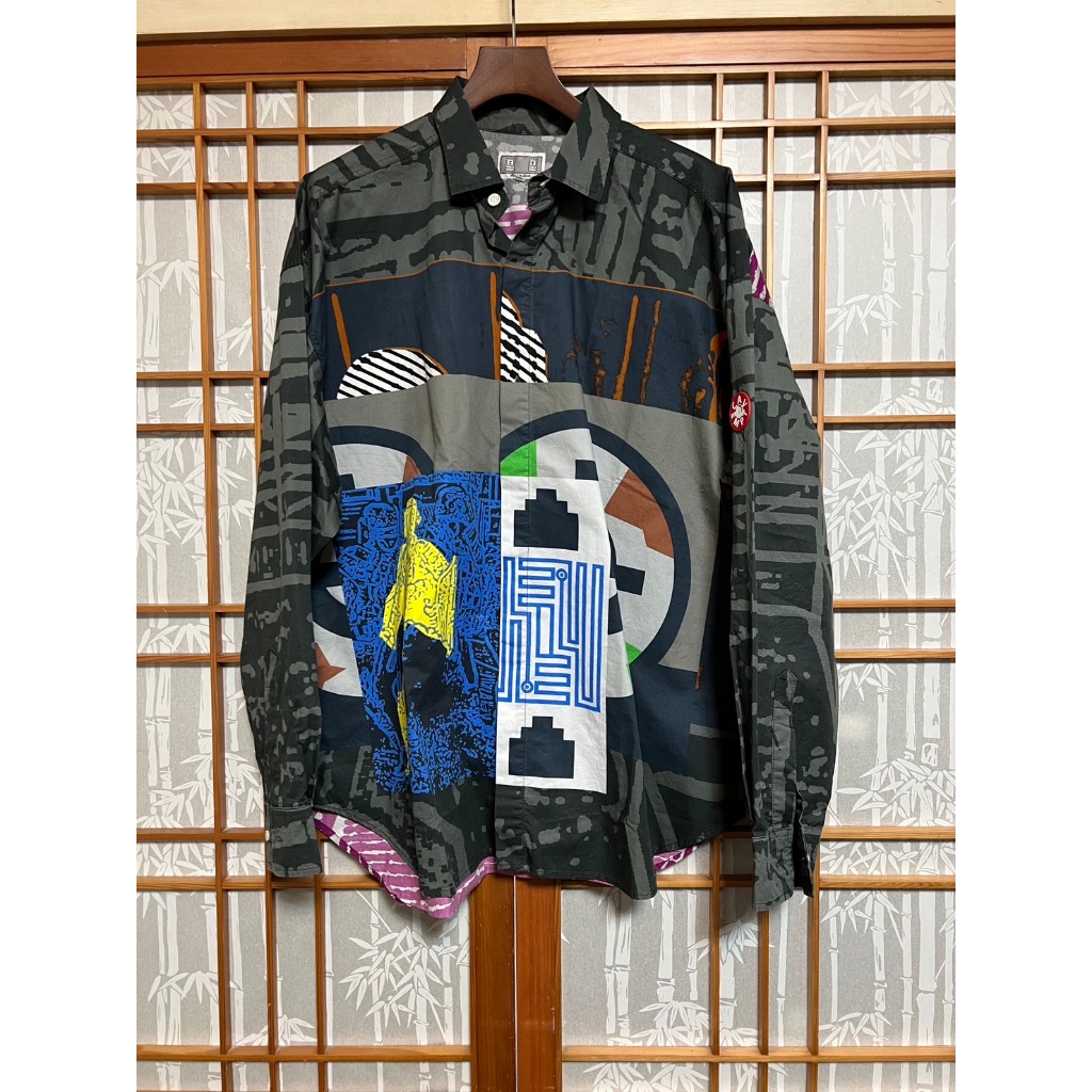 CAVEMPT C.E POPUP LAYER BIG SHIRT 襯衫L 二手日本製2019FW | 蝦皮購物