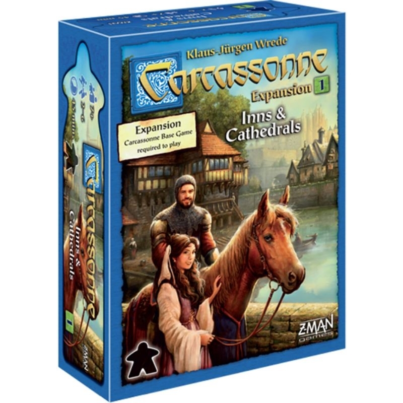 桌遊- Carcassonne Inns Catherdrals 卡卡頌2.0主教與餐館擴充- 英文版