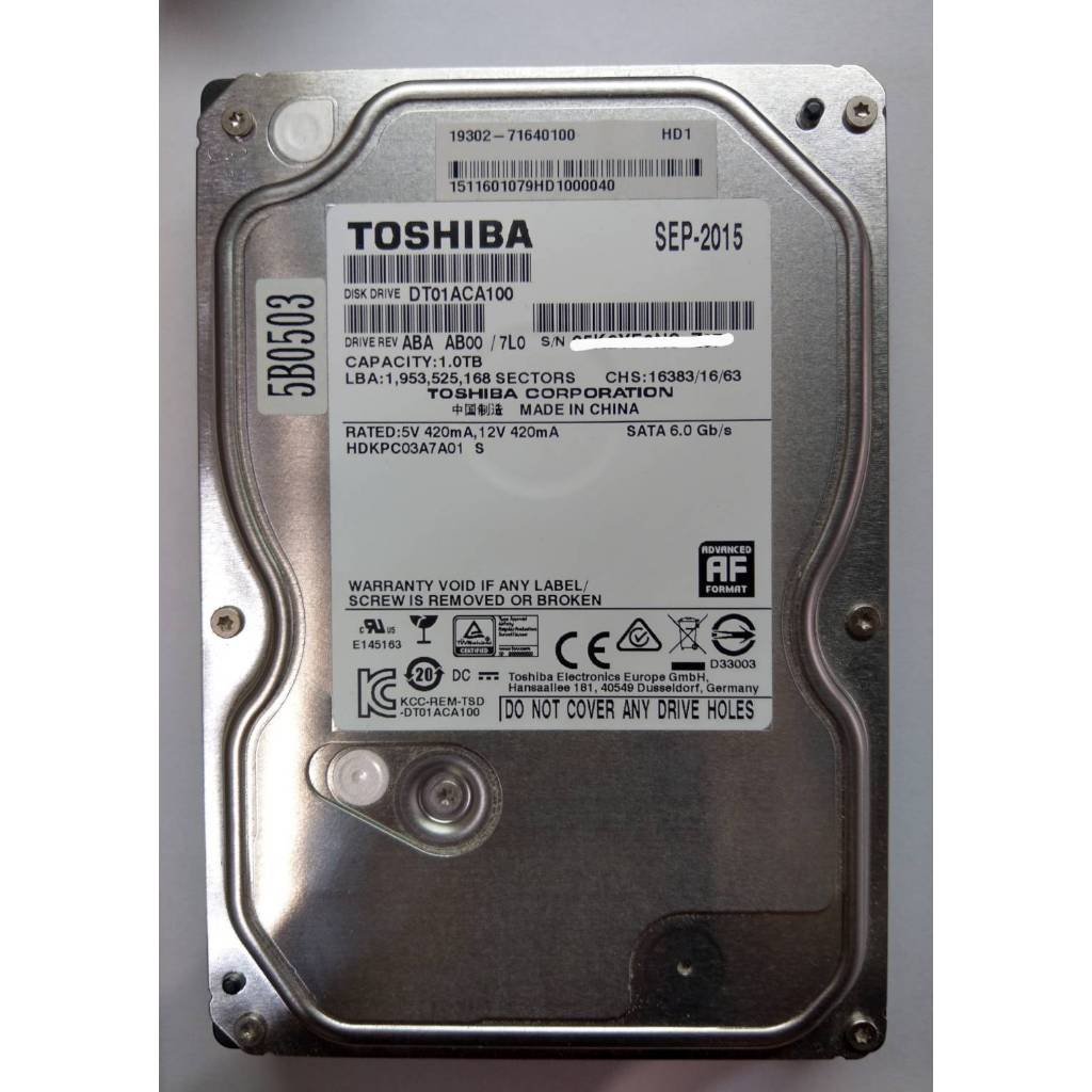 Toshiba clearance dt01aca050 500gb