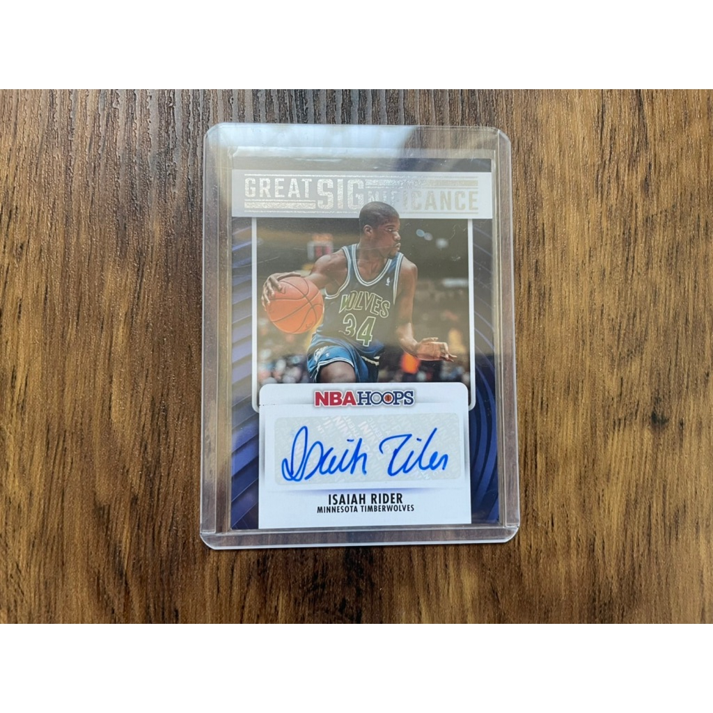 2023-24 NBA Hoops Great Significance Auto Isaiah Rider 簽名 | 蝦皮購物