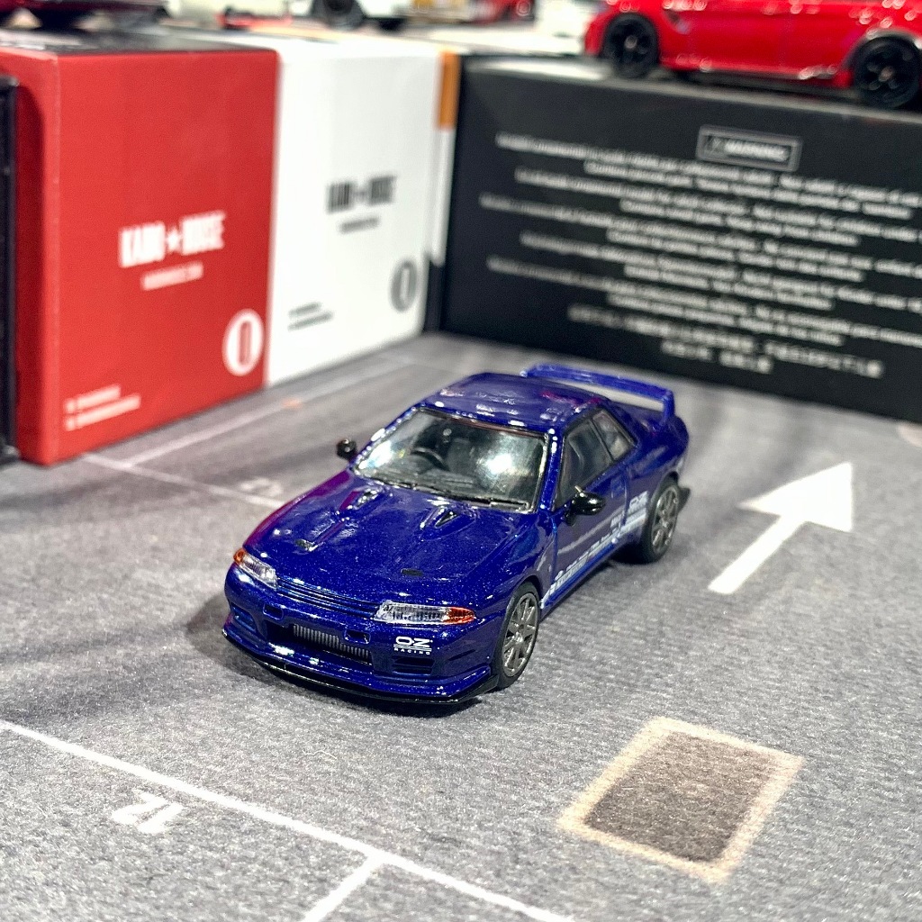 免運 當日出貨 吊卡/盒裝 MINI GT Skyline GTR Top Secret R32 金屬藍 589 | 蝦皮購物