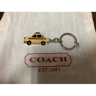 Coach 鑰匙圈 早期 計程車 NYC 吊飾