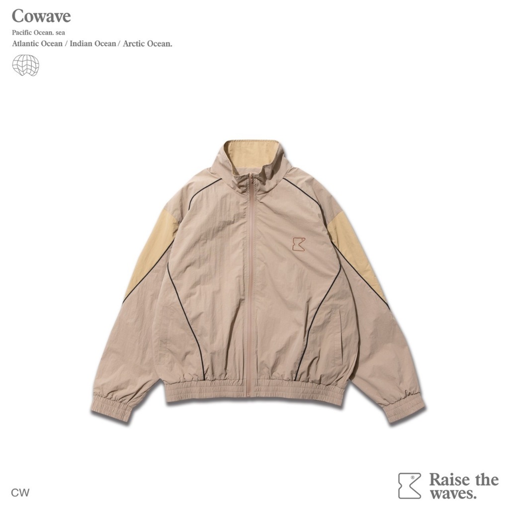 【P.COAST LAB】Cowave 23-24AW Patchwork Sport Jacket(卡其款) | 蝦皮購物