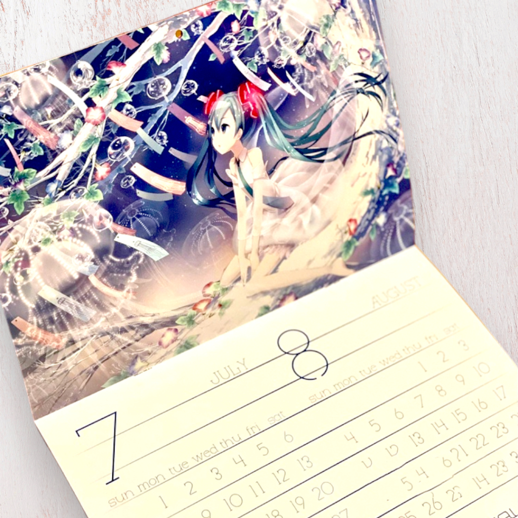 [43小舖] 初音未來 初音 2013 CALENDAR 畫冊 月曆 日版 | 蝦皮購物