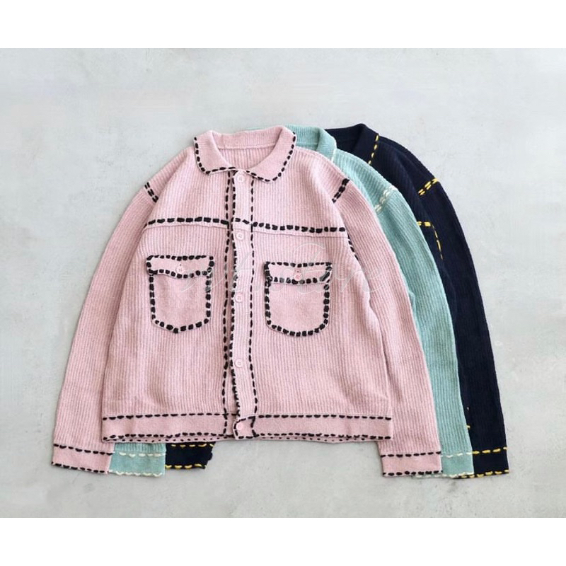 ぱ*子様 PHINGERIN PG1 KNIT Mint M PHINGERIN「PG-1 CARDIGAN」m/mint. | gouter le cab