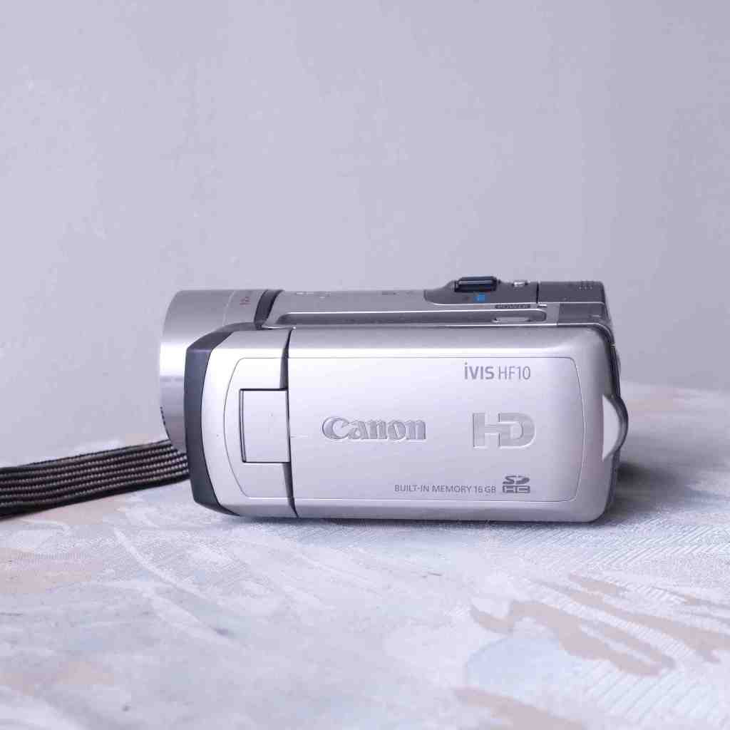 Canon iVIS HF 10 DV 早期CMOS HD高清攝影機/ 數位相機(翻轉螢幕自拍