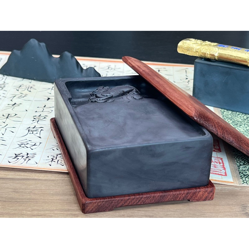 端硯 硯台 麻子坑 瑞獸硯 | 蝦皮購物