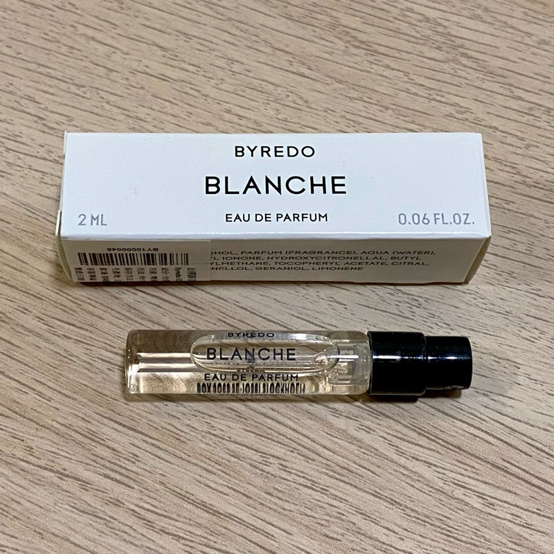 Byredo 2ml 試香Blanche 返璞歸真台灣公司貨| 蝦皮購物