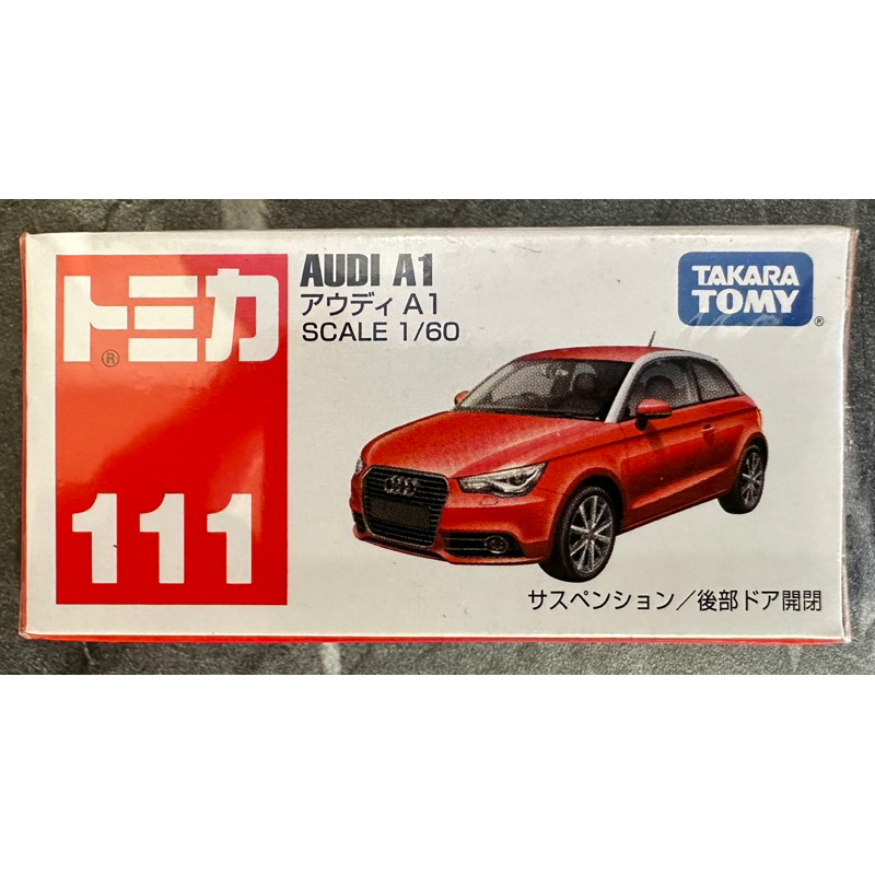 TOMIKA N.º 111 Audi A1 Escala 1/60 Color Especial De Primera Vez