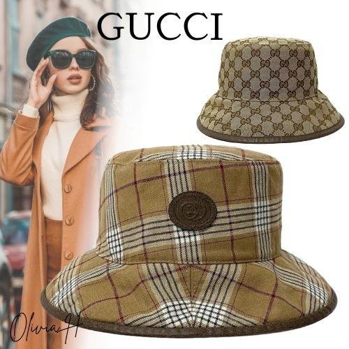 gucci 漁夫 帽 漁夫帽穿搭神器 一年四季都可以用 全新Gucci