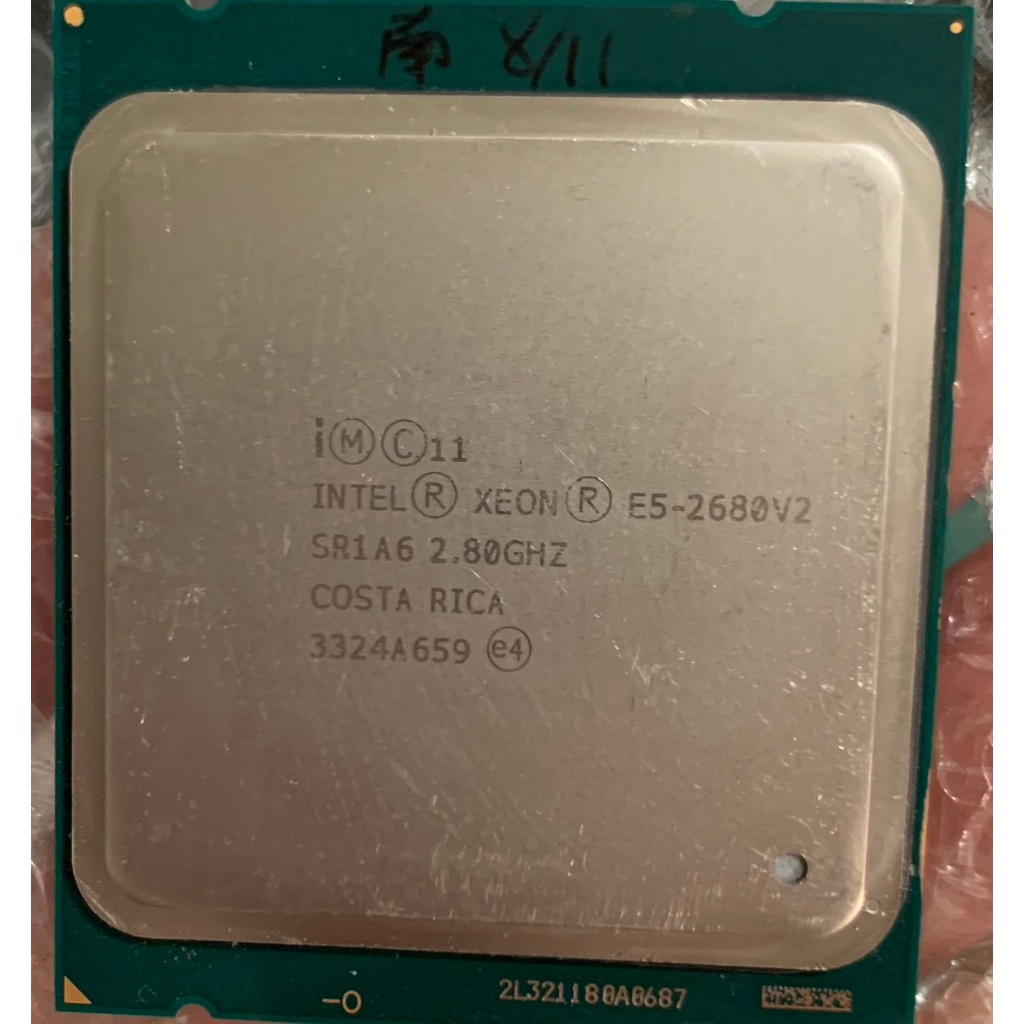 Intel® Xeon® 處理器 E52680 v2 25M 快取記憶體，2.80 GHz 蝦皮購物