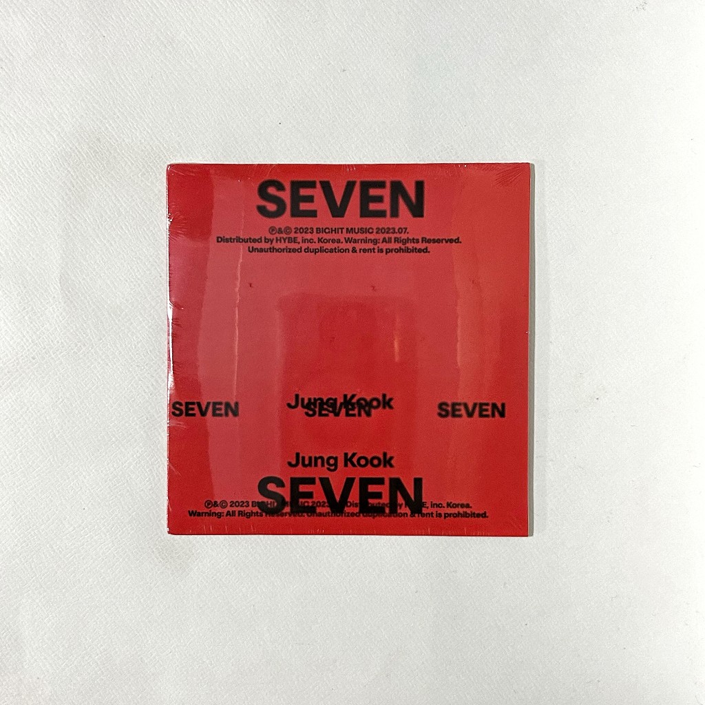 Seven (feat. Latto) Single CD
