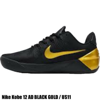 Kobe 12 black 2025 and gold