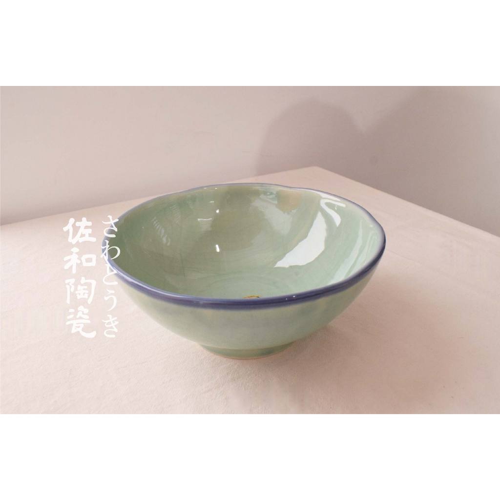 +佐和陶瓷餐具批發+【湖水綠8吋麵碗-日本製】飯碗 湯碗 陶瓷碗 碗盤器皿 碗盤 湯碗 湯麵碗 大碗公 | 蝦皮購物