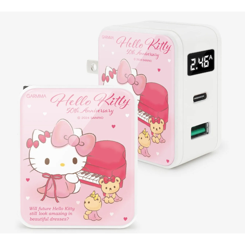 Hello Kitty Type-C & USB PD快充雙孔充電器 未來系列 | 蝦皮購物