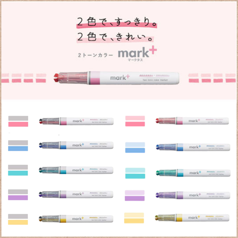 【國譽】🇯🇵日本｜雙頭螢光筆 mark+獨角仙螢光筆 馬克筆 KOKUYO | 蝦皮購物