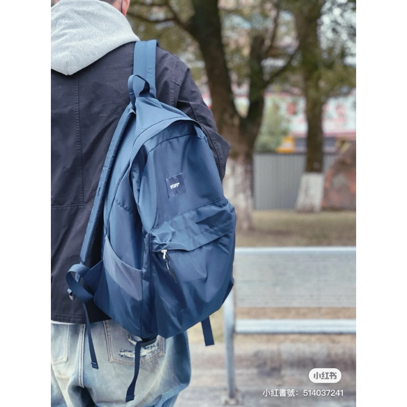 WTAPS 21AW BOOK PACK BAG 深藍後背包側口袋| 蝦皮購物