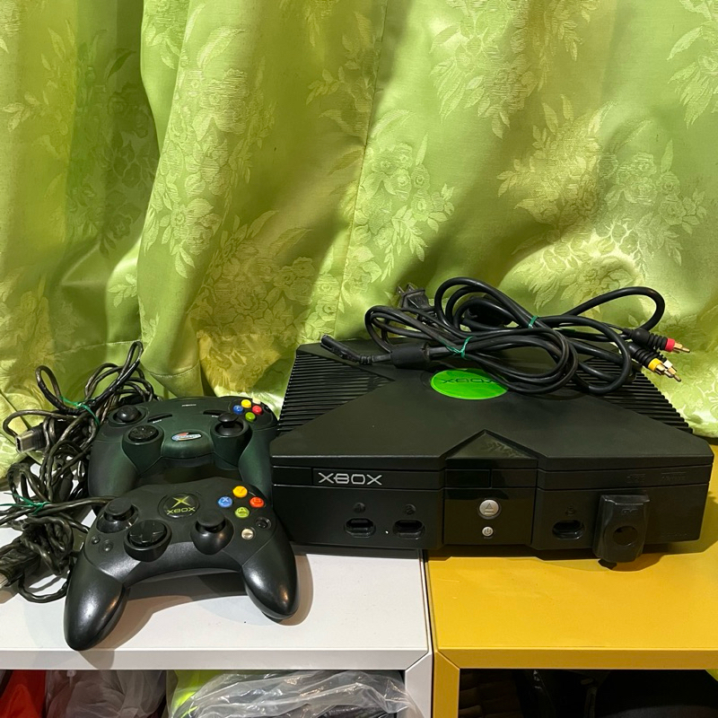 微軟XBOX初代遊戲機 收藏機+遊戲光碟*10