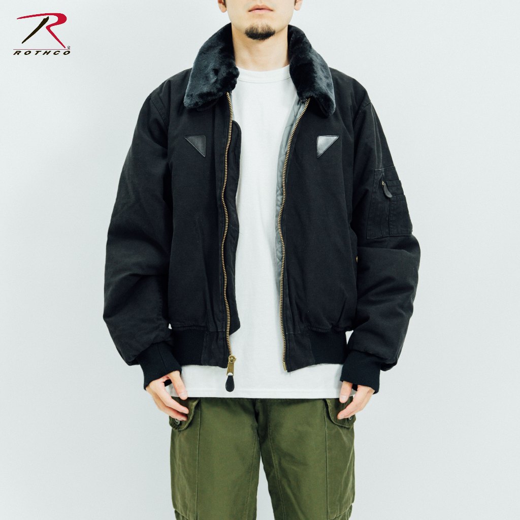 Rothco B-15A飛行夾克 復古水洗 軍裝外套 絎縫 鋪棉外套 MA-1前身 B15A Bomber Jacket | 蝦皮購物