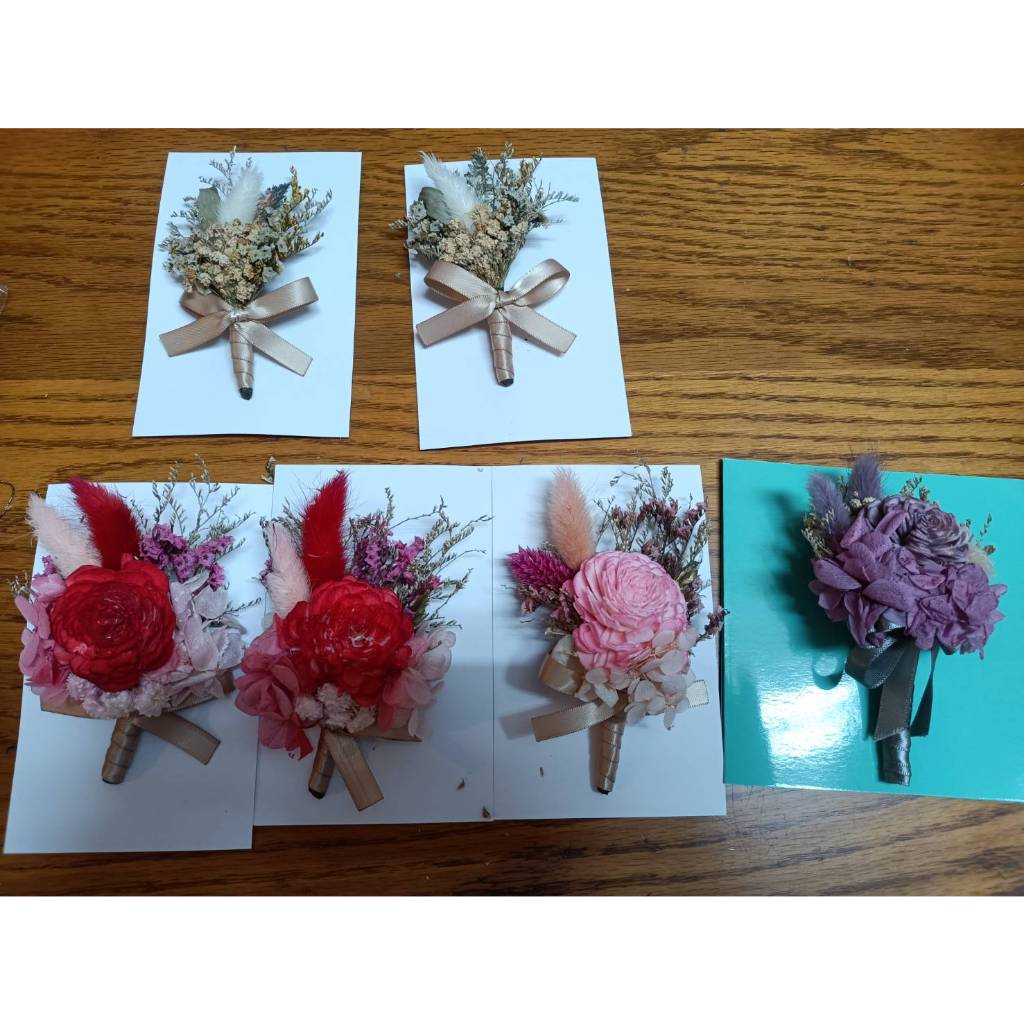 新郎胸花 主婚人胸花 結婚胸花 伴郎胸花 招待胸花 | 蝦皮購物