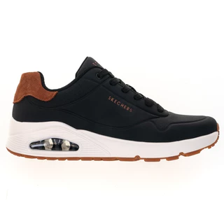 Skechers Uno-Suited On Air 休閒鞋 男 黑棕 氣墊 厚底 增高 運動 183004BLK