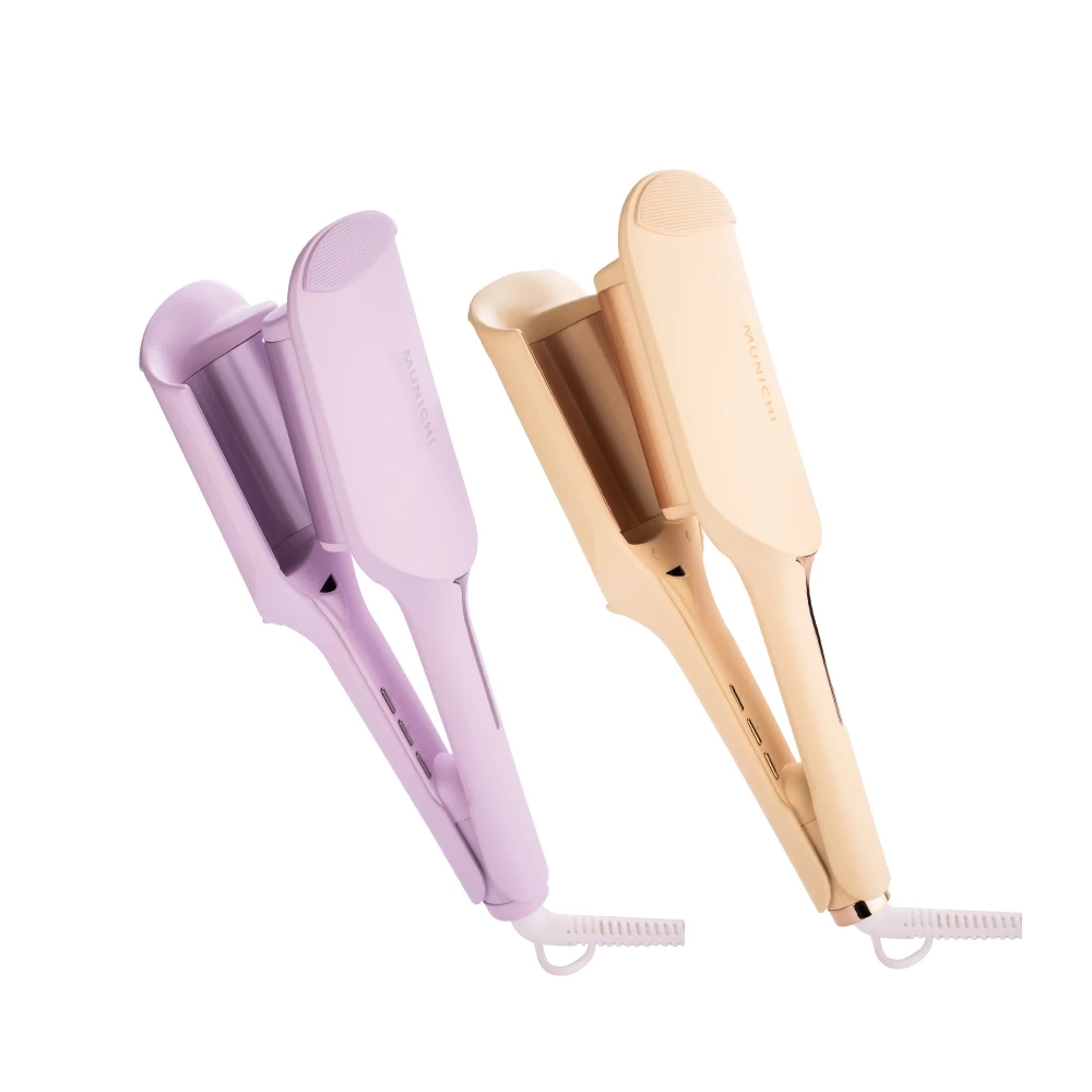 10 分鐘打造韓系女神感！MUNICHI 沐尼黑 MR.36MM 負離子水波紋蛋捲夾推薦：手殘救星的極致美髮術