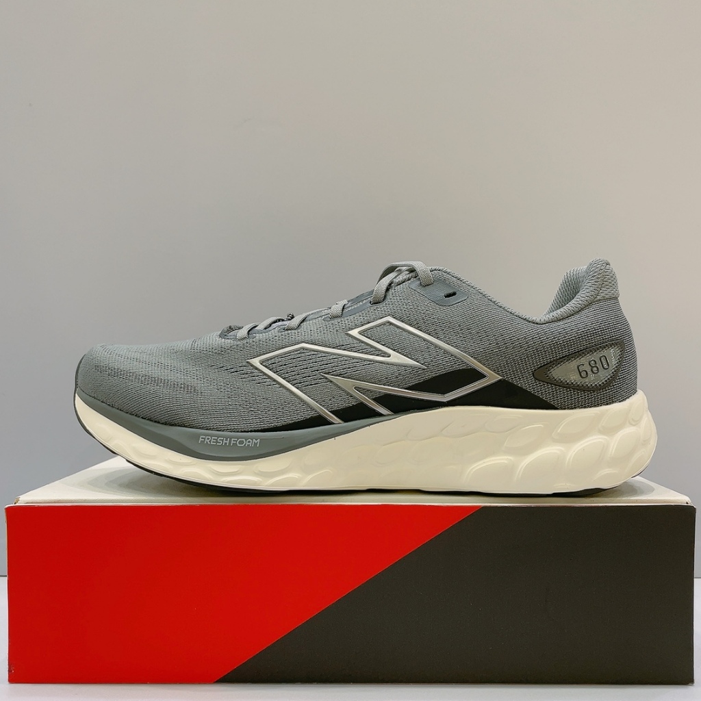 New Balance NB 680 男生 灰色 2E寬楦 輕量 透氣 運動 慢跑鞋 M680LG8 | 蝦皮購物