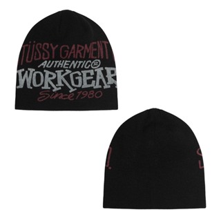 STUSSY SKULLCAP WORKGEAR PRINT 多色 毛帽 細針 針織毛線帽 情侶帽【TCC】