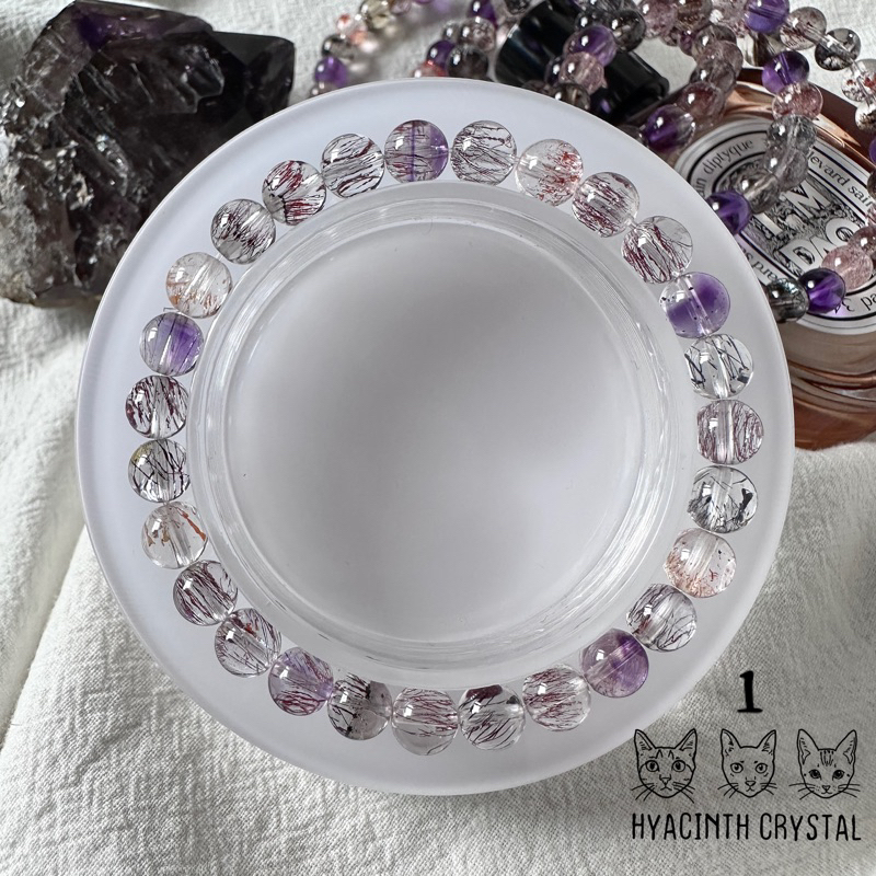 ☆極美限定品★天然七彩石花瓶B87U8/234U05D 天然精品毒液彼岸花透彩超七水晶5mm6.62g三輪骨幹高頻水晶晶玉