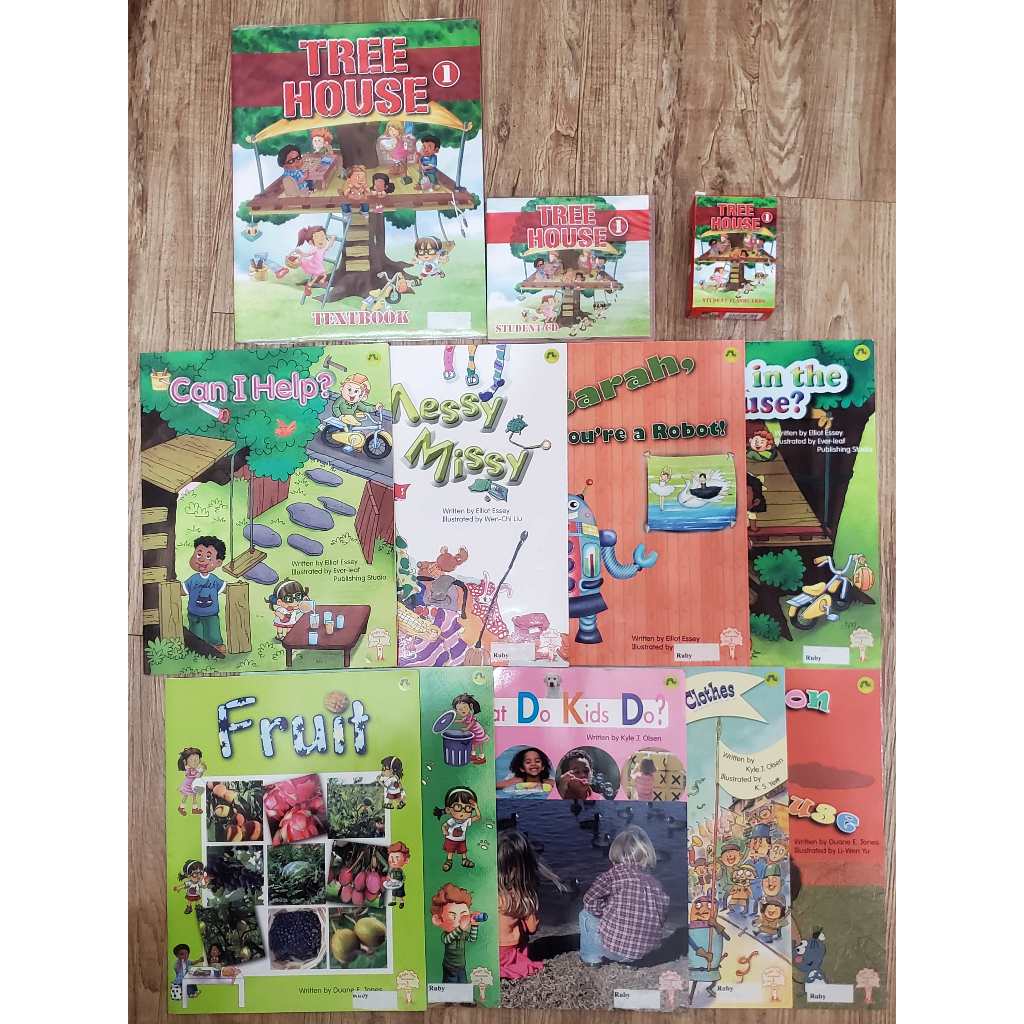 二手 何嘉仁美語 教材 HESS Tree House 1 (課本+CD+字卡+讀本) | 蝦皮購物