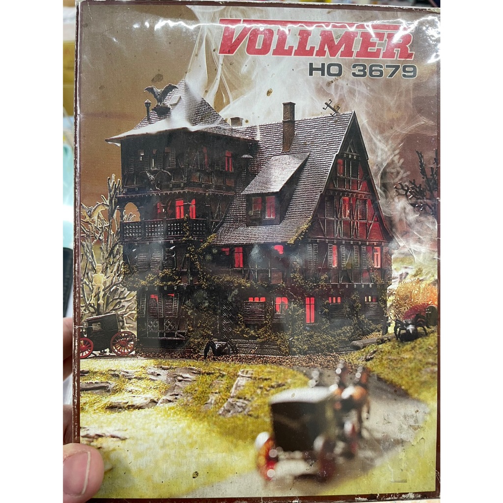 特價 VOLLMER 吸血鬼 別墅 HO 3679 歐洲建築 火車 1/87 組裝模型 | 蝦皮購物