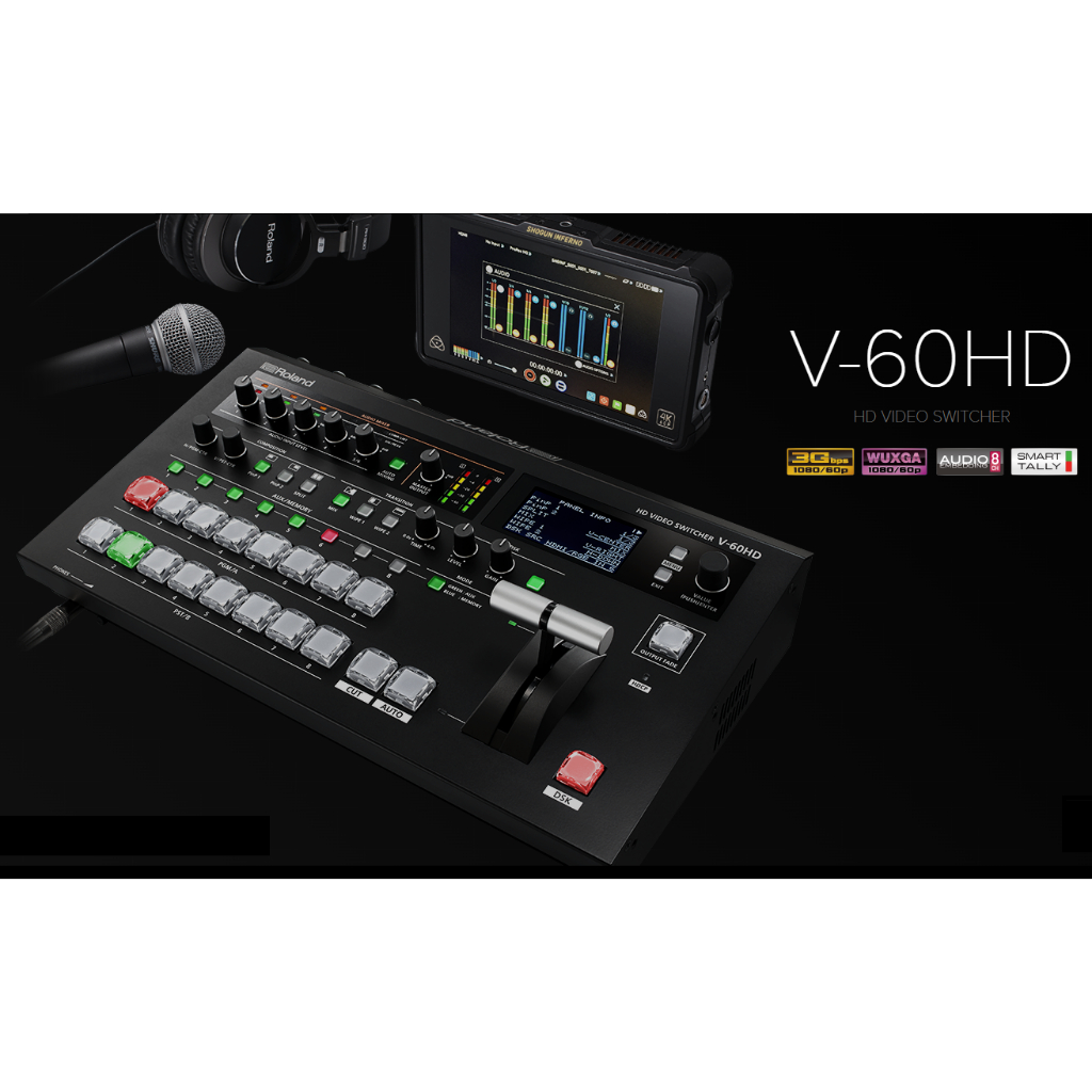 【最優惠】ROLAND V-60HD 導播機 影像切換器 HD Video Switcher V60HD SKB UVC | 蝦皮購物